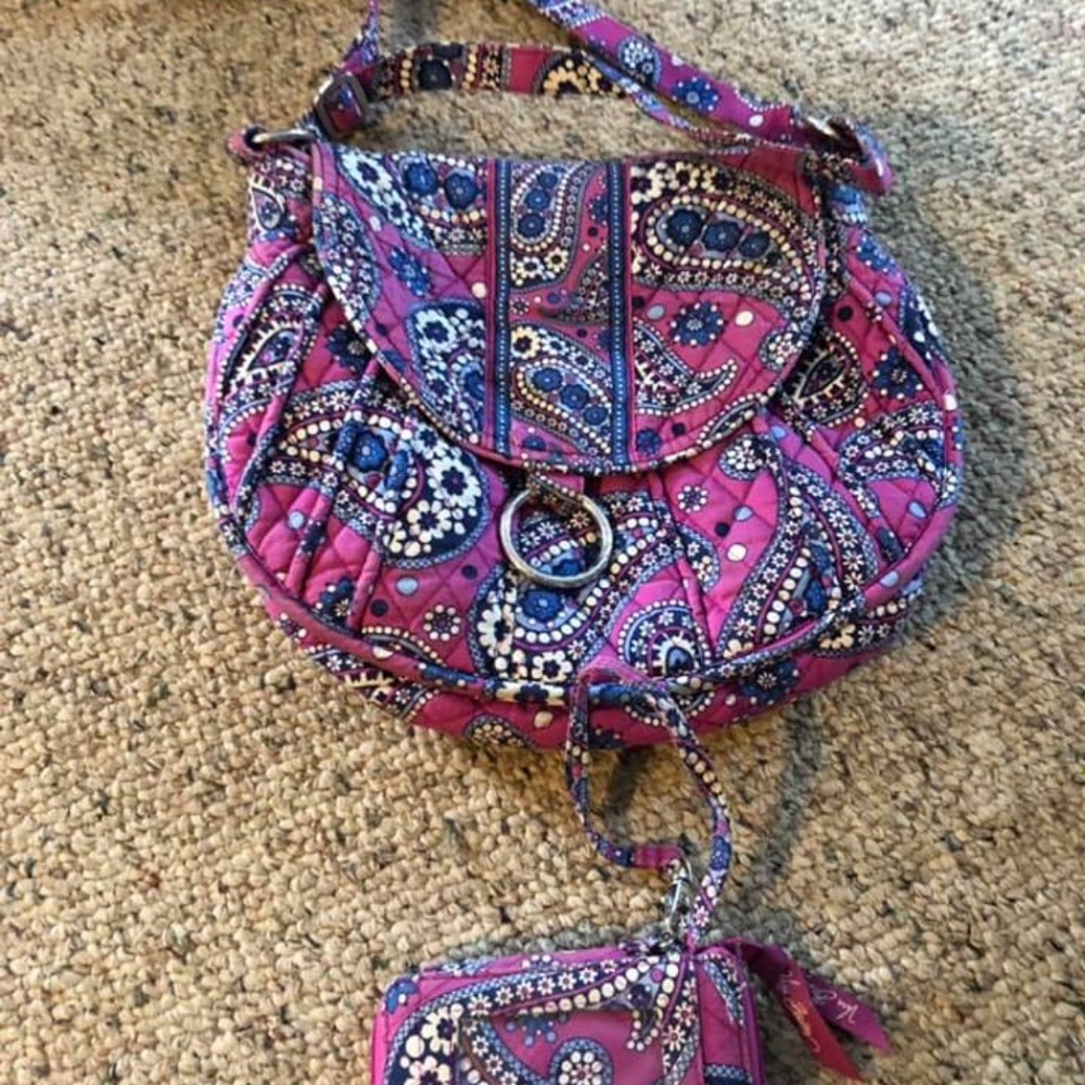 Vera Bradley hobo  and matching wristlet